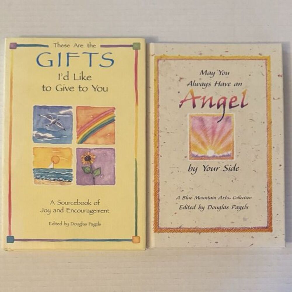 Books Of Encouragement Poetry Angels Joy Messages Hardcover Lot Of 2